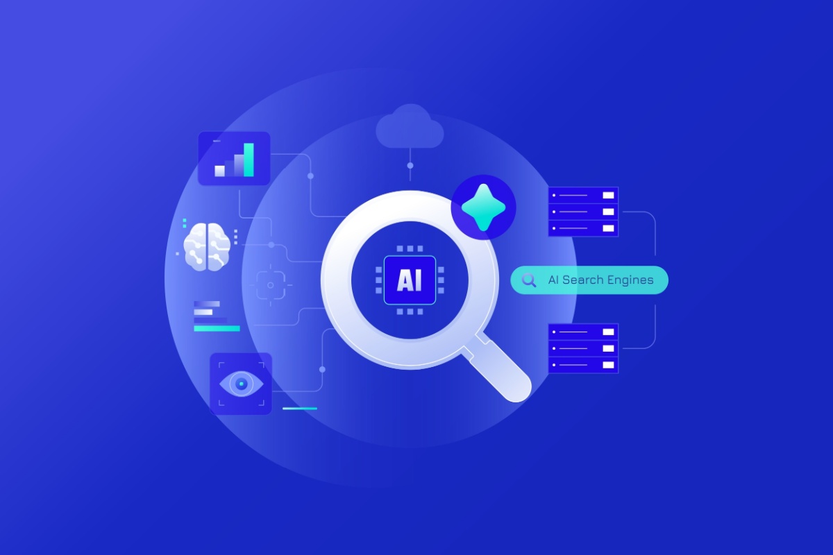 SEO + AIO. AI Powered Search Engines artificial intelligence drive digital marketing, seo automation